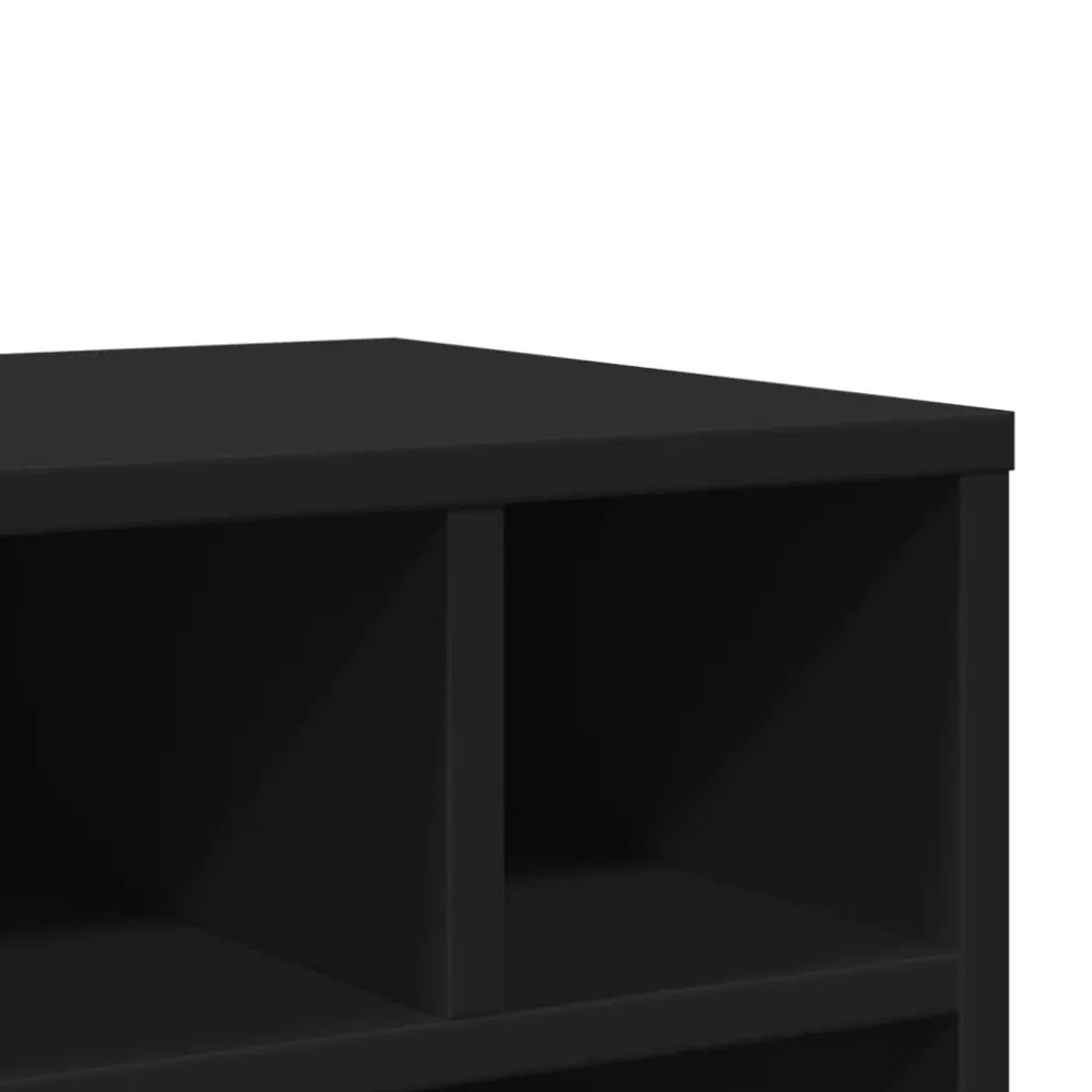 Support d'imprimante table meuble bureau avec roulettes 41 x 32 x 48 cm noir 02_0044750