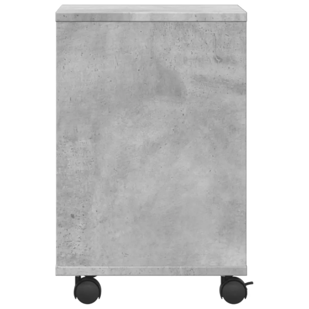 Support d'imprimante table meuble bureau avec roulettes 41 x 32 x 48 cm gris 02_0044749