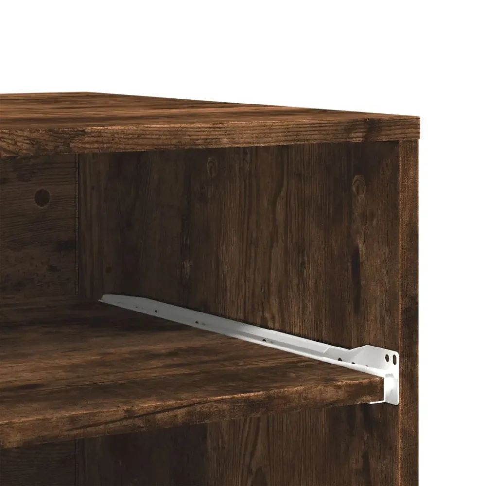 Support d'imprimante table meuble bureau avec roulettes 60 x 48 x 74 cm marron 02_0044757