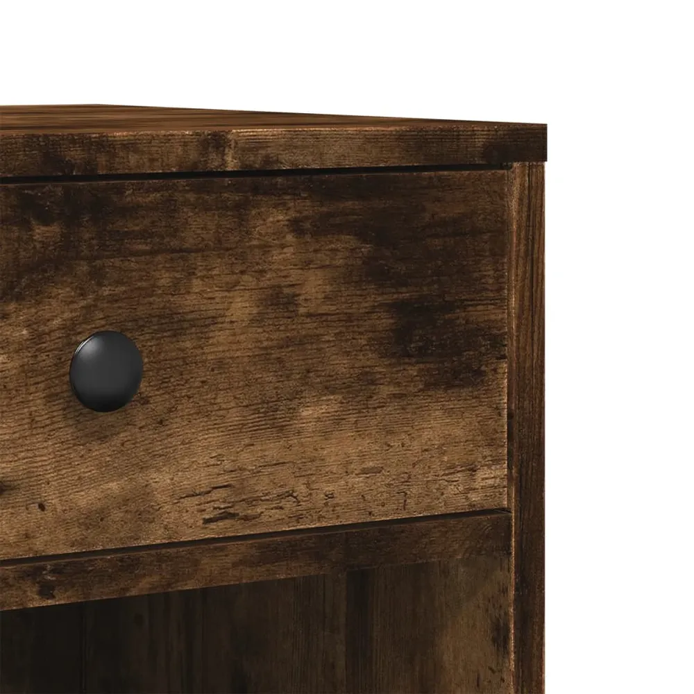 Support d'imprimante table meuble bureau avec roulettes 60 x 40 x 68,5 cm marron 02_0044752