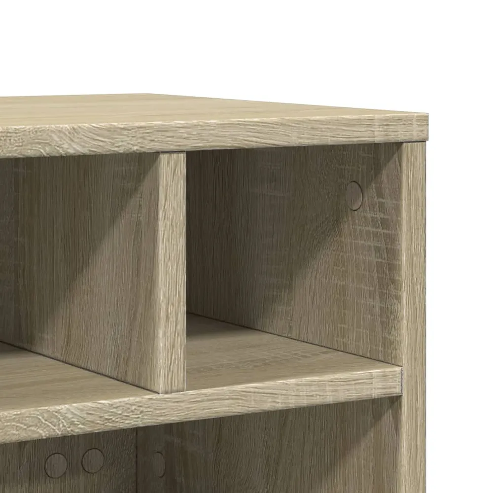 Support d'imprimante table meuble bureau avec roulettes sonoma 41 x 32 x 34,5 cm marron 02_0044766