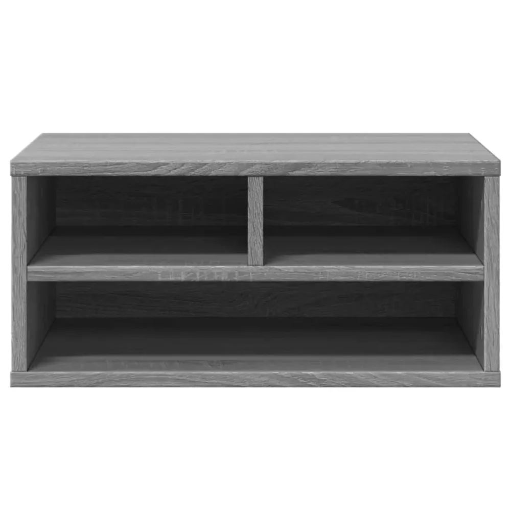 Support d'imprimante table meuble bureau sonoma 49 x 40 x 22,5cm bois d'ingénierie gris 02_0044783