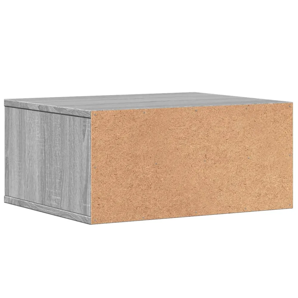 Support d'imprimante table meuble bureau sonoma 49 x 40 x 22,5cm bois d'ingénierie gris 02_0044783