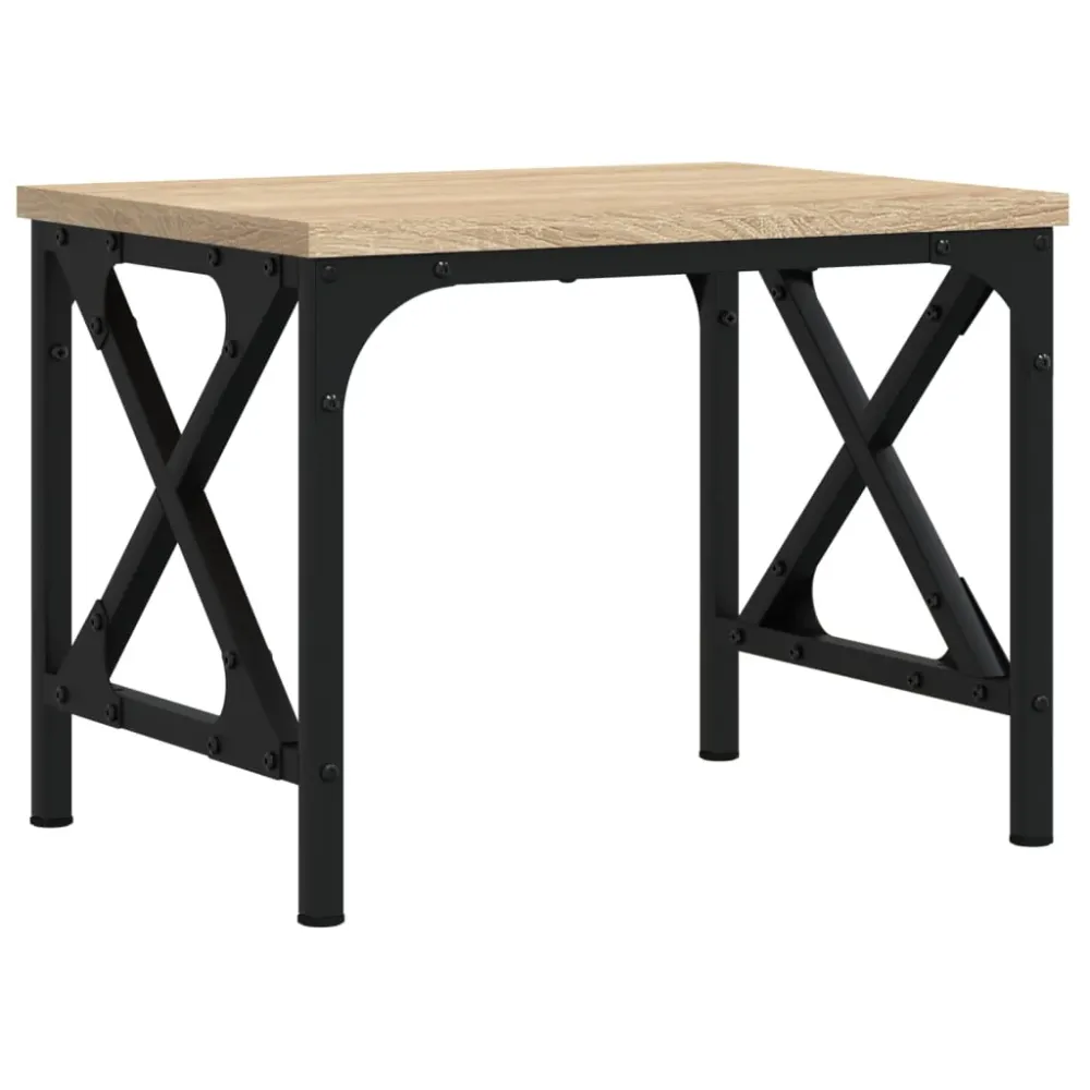 Support d'imprimante table meuble bureau sonoma 40 x 30 x 31 cm bois d'ingénierie marron 02_0044776