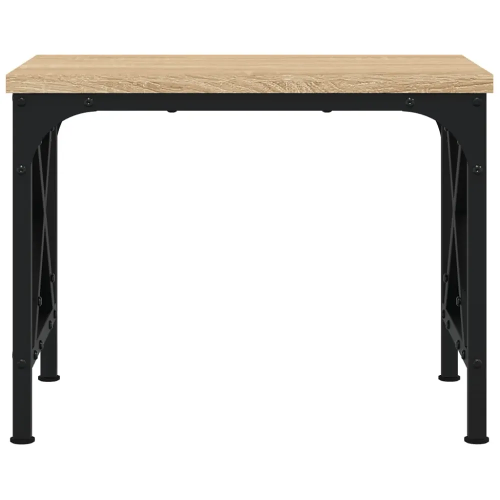 Support d'imprimante table meuble bureau sonoma 40 x 30 x 31 cm bois d'ingénierie marron 02_0044776