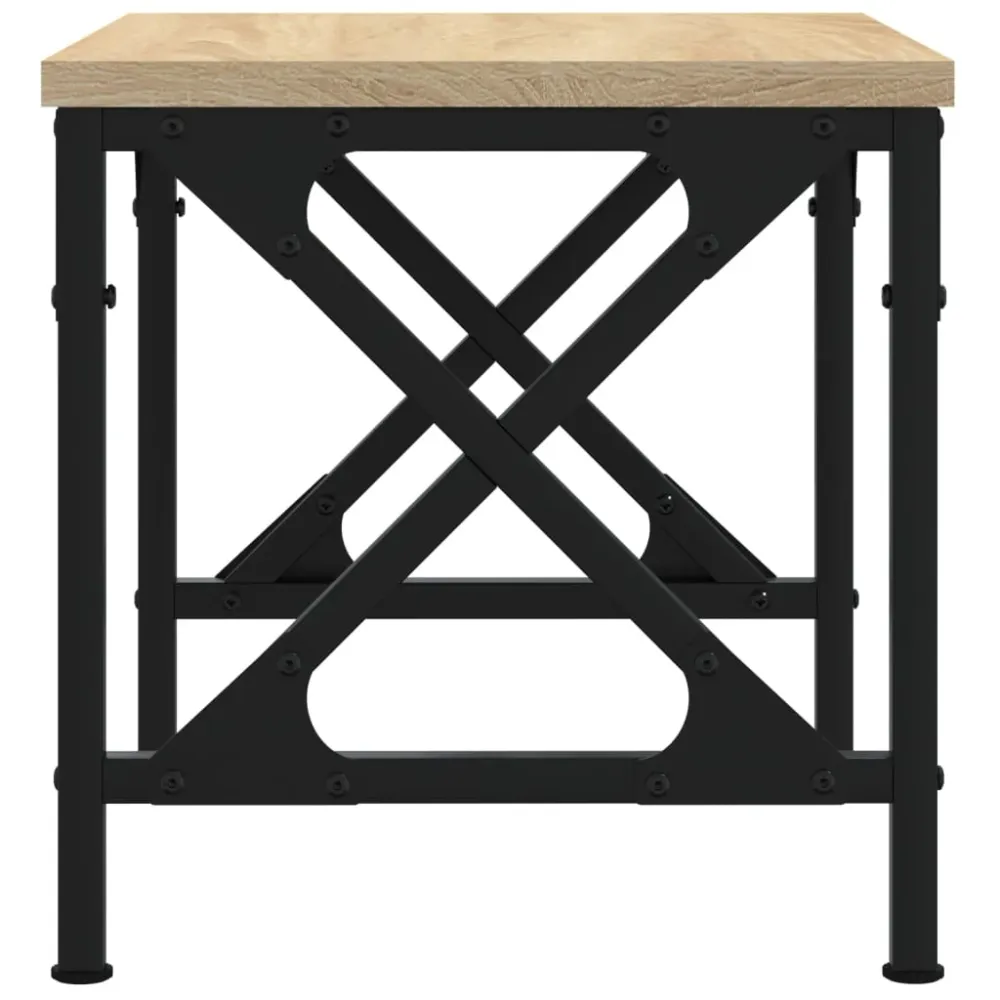 Support d'imprimante table meuble bureau sonoma 40 x 30 x 31 cm bois d'ingénierie marron 02_0044776