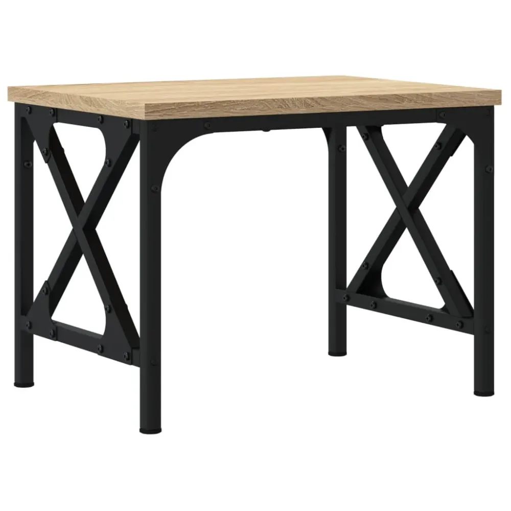Support d'imprimante table meuble bureau sonoma 40 x 30 x 31 cm bois d'ingénierie marron 02_0044776