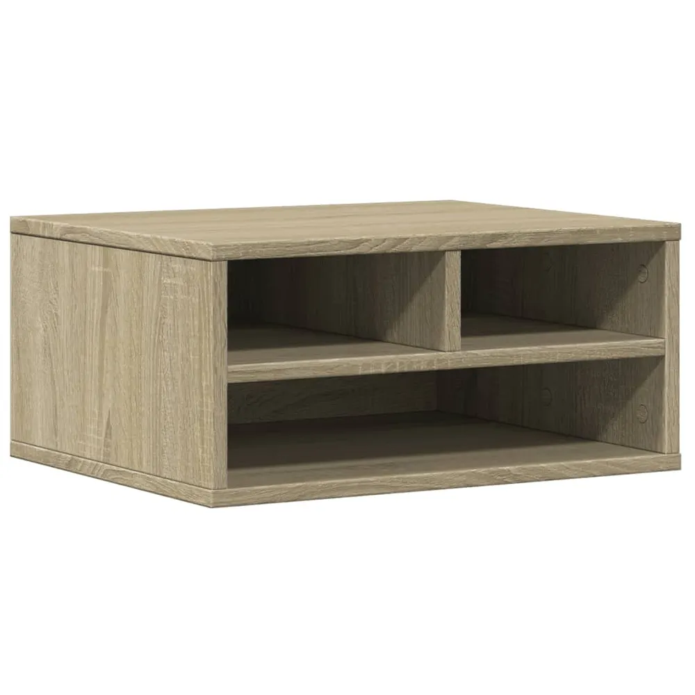 Support d'imprimante table meuble bureau sonoma 49 x 40 x 22,5 cm bois ingénierie marron 02_0044782