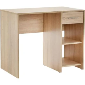 Table de bureau 1 tiroir avec étagères 74x90x51 Cambrian - Venprodin