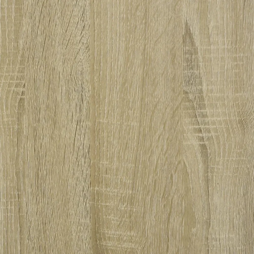 Table d'appoint bout de canapé console avec tiroir 50 x 46 x 50 cm bois d'ingénierie couleur chêne DEC032422