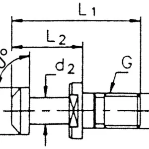 Tirette MACK MAS-BT 50 90° M24 sans trou 13-9882B-50-90 se fournir à bas prix