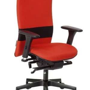 Chaise de bureau pivotante nexxtoffice Vita-Q avec accoudoirs 3D base en polyamide roulettes dures Tortuga portail V-Q5-MA...