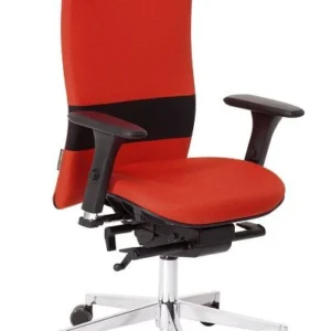 Chaise de bureau pivotante nexxtoffice Vita-Q avec accoudoirs 3D base en aluminium roulettes rigides Tortuga portail V-Q5-...
