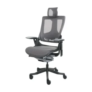 Kit d'assemblage pour Chaise de bureau MERRYFAIR Adelaide, noir-gris, piétement noir