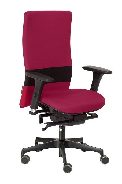 nexxtoffice Vita-Q siège de bureau pivotant avec accoudoirs 3D base en polyamide roulettes dures Calypso V-Q5-MA-HR-KN-Cal...