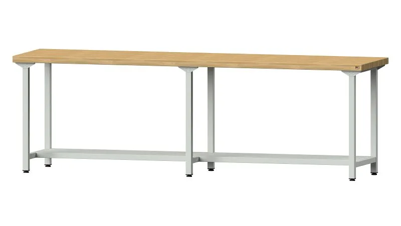 Bancs de travail ANKE table de travail exemple 91 2800 x 700 x 900 mm RAL 7035 BMP 50 mm 400.451 se fournir à bas prix