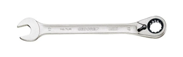 Clé à fourche GEDORE avec cliquet annulaire réversible côté anneau coudé 13° 13 mm 2297302 acquérir à bas prix