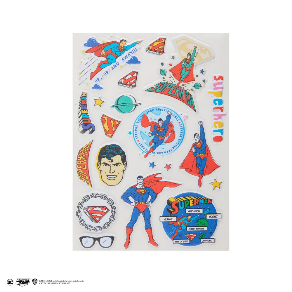 Autocollant en mousse puffy Superman - Pour Usage Intensif