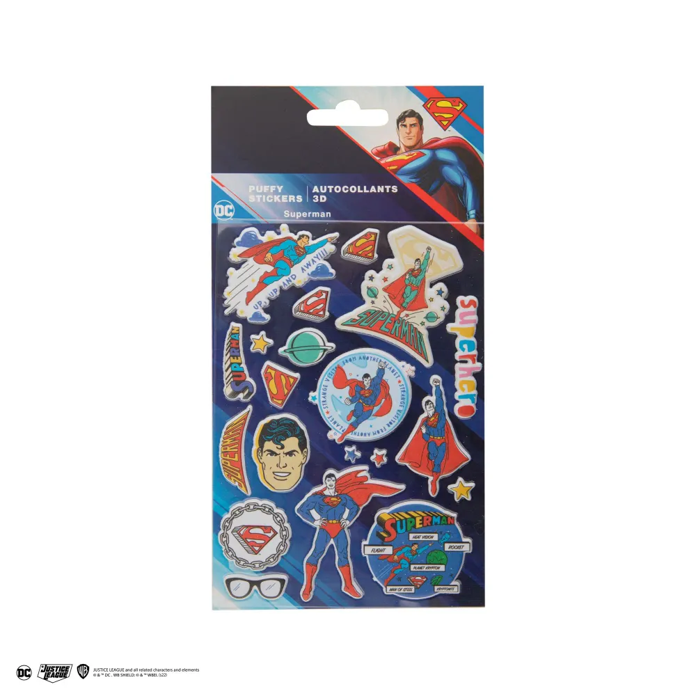 Autocollant en mousse puffy Superman - Pour Usage Intensif
