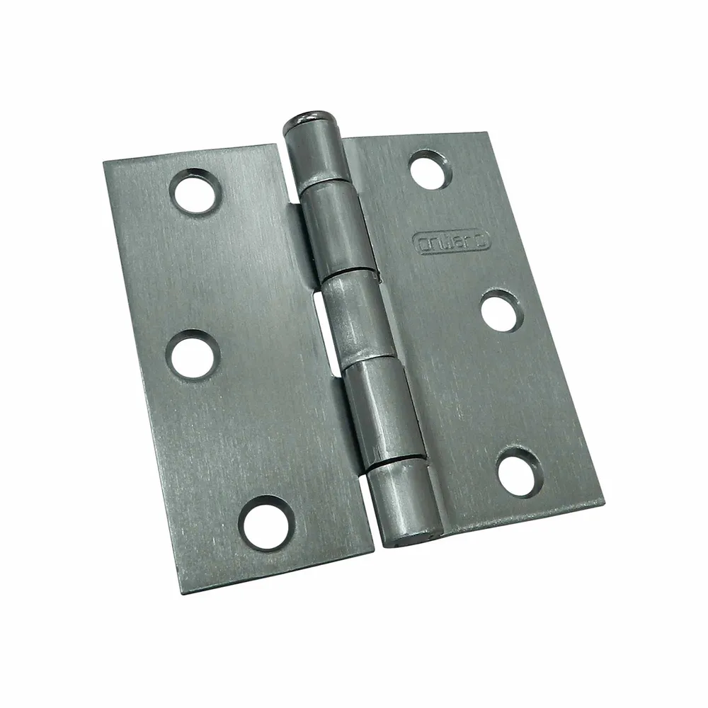 Penture à mortaiser chromé brossé de 3'', emballage de 2 unités