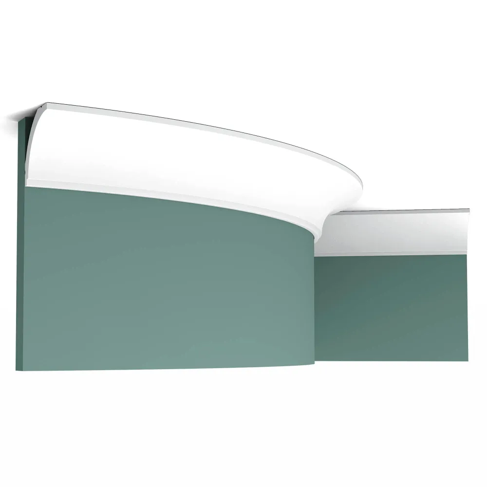 CX109F | Flexible Stuckleiste weiß | 44 x 44 x 2000 mm