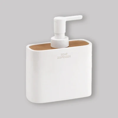 Dosasapone Con Erogatore Plastica Ninfea Bianco Matt