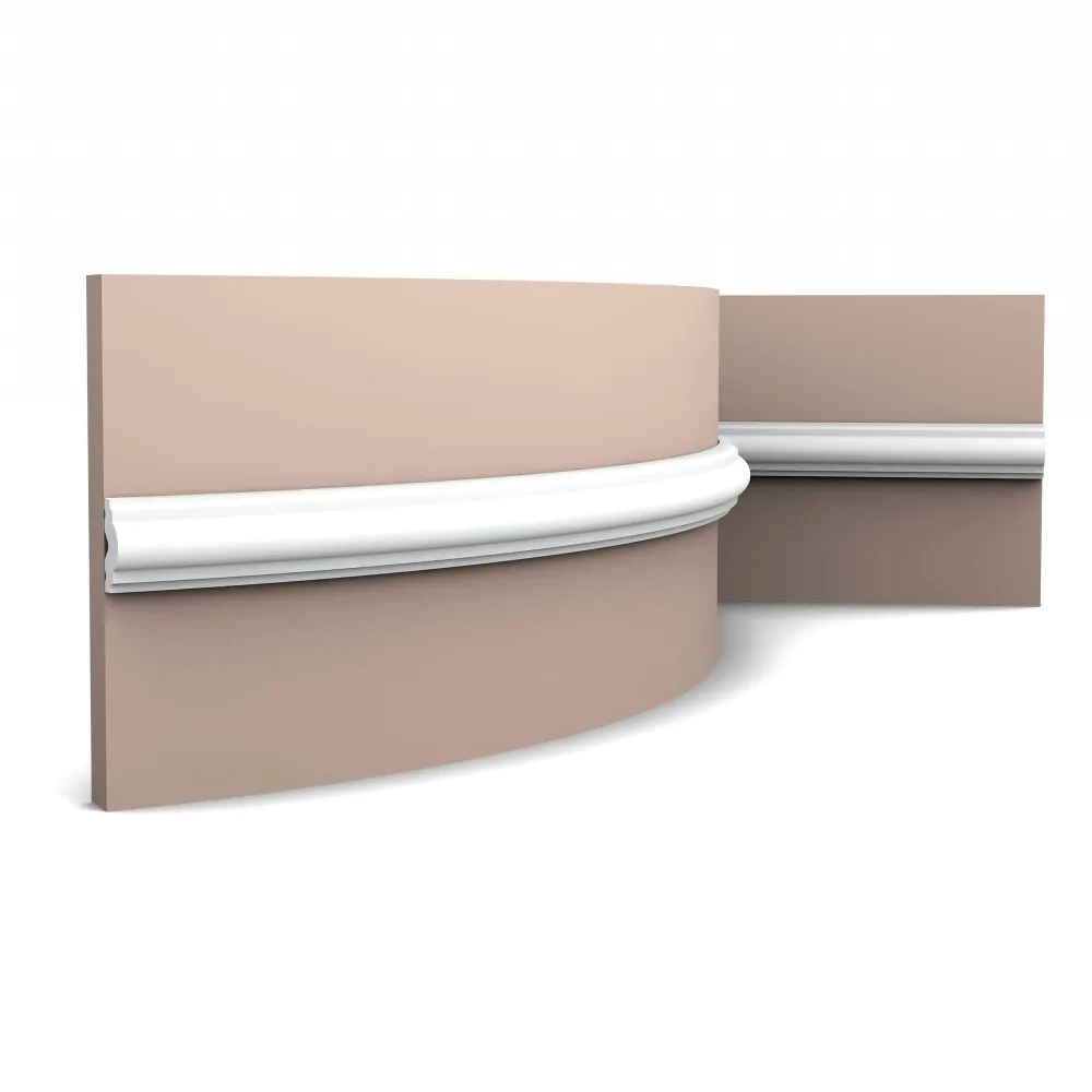 Polyvalent Wandleiste PX103F weiß | 12 x 25 x 2000 mm avec Focale Courte