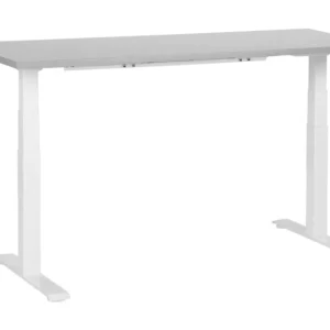 Verstelbaar bureau Elektrisch Lichtgrijs DESTINES avec Garantie 2 Ans