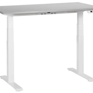 Verstelbaar bureau Elektrisch Lichtgrijs DESTINES avec Mallette de Transport