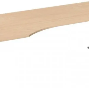 Bureau PC geramöbel gauche rigide couvre-pied C en option 2000x1000x720 hêtre/argent N-648314-BS prendre à bas prix