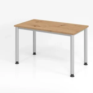 Bureau Hammerbacher HS612 120 x 67 cm plateau : chêne noueux épaisseur 25 mm chant ABS 2 mm forme rectangulaire VHS612/R/S...