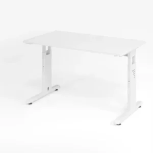 Bureau Hammerbacher OS612 120 x 67 cm plateau : blanc épaisseur 25 mm chant ABS 2 mm forme rectangulaire blanc VOS612/W/W...