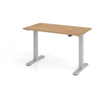 Bureau Hammerbacher XMST612 120 x 67 cm plateau : chêne noueux épaisseur 25 mm chant ABS 2 mm forme rectangulaire VXMST612...