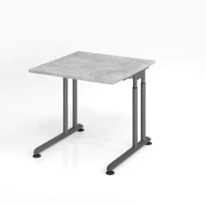 Bureau Hammerbacher ZS08 80 x 80 cm plateau : béton épaisseur 25 mm chant gros en ABS forme rectangulaire VZS08/M/G achete...