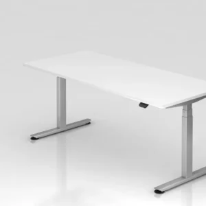 Porte-documents vertical Bureau Hammerbacher XDLB19 180 x 80 cm plateau : blanc épaisseur 25 mm chant ABS 2 mm forme recta...