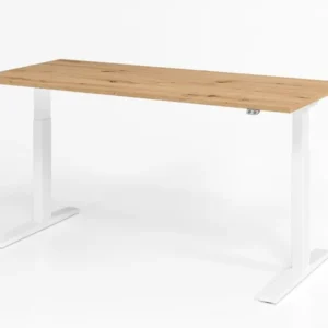 Porte-stylos magnétique Bureau Hammerbacher XMKA19 180 x 80 cm plateau : chêne noueux épaisseur 25 mm chant compact en ABS...
