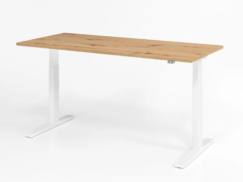 Porte-stylos magnétique Bureau Hammerbacher XMKA19 180 x 80 cm plateau : chêne noueux épaisseur 25 mm chant compact en ABS...