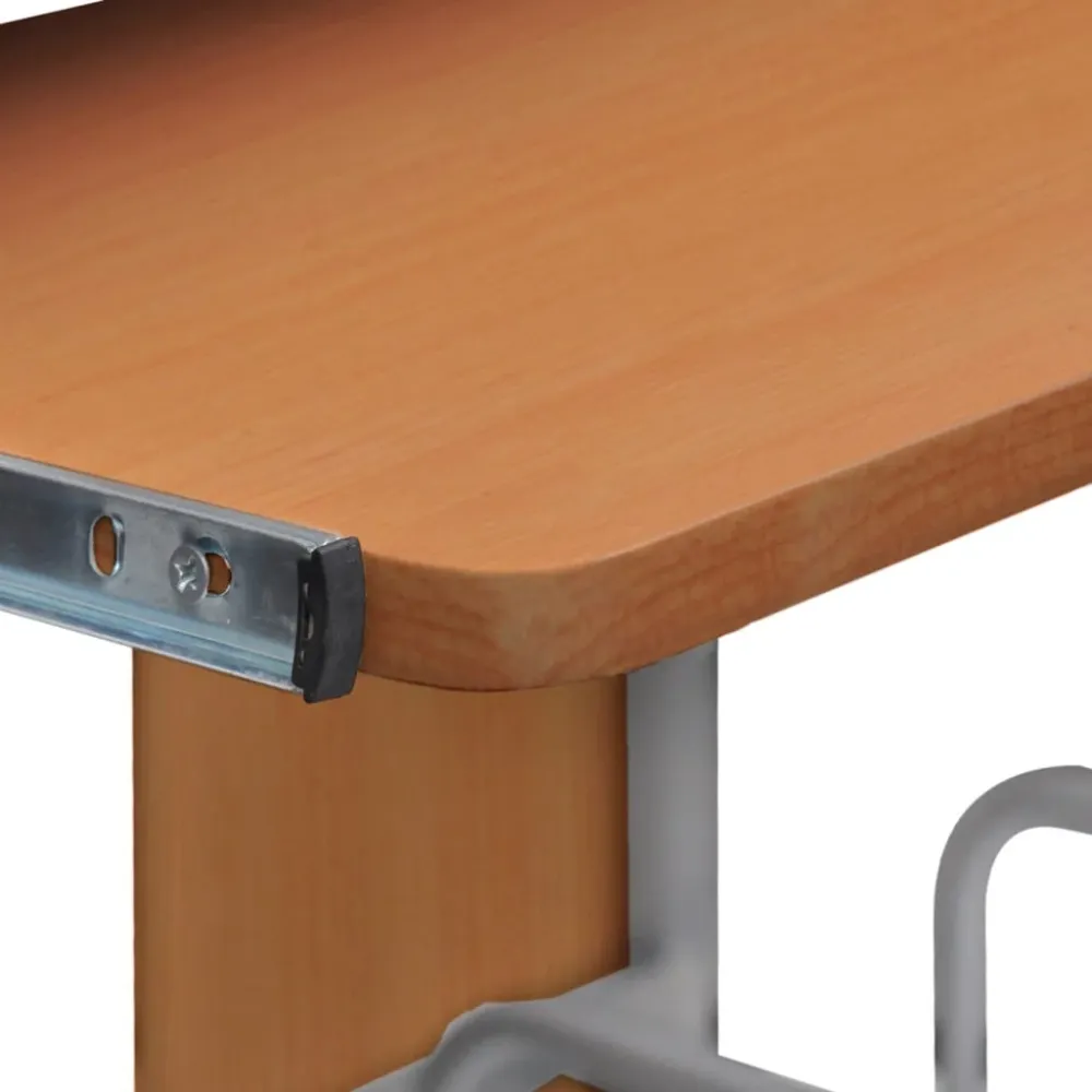 Range-câbles adhésif Bureau table poste de travail meuble d'ordinateur informatique étude d'ordinateur 110 x 52 x 88,5 cm...
