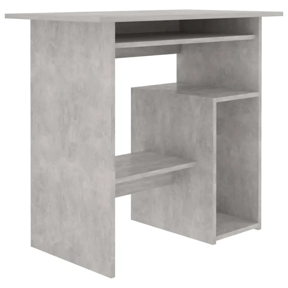 Range-câbles adhésif Bureau table poste de travail meuble d'ordinateur informatique étude 80 x 45 x 74 cm bois d’ingénieri...