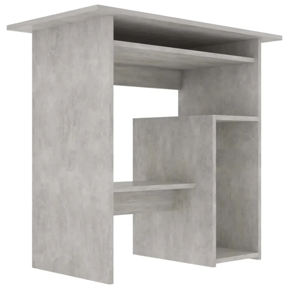 Range-câbles adhésif Bureau table poste de travail meuble d'ordinateur informatique étude 80 x 45 x 74 cm bois d’ingénieri...