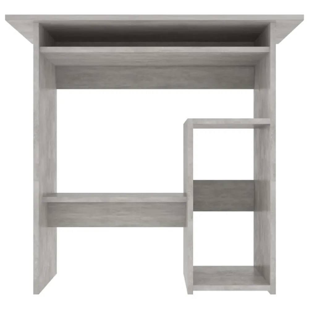 Range-câbles adhésif Bureau table poste de travail meuble d'ordinateur informatique étude 80 x 45 x 74 cm bois d’ingénieri...