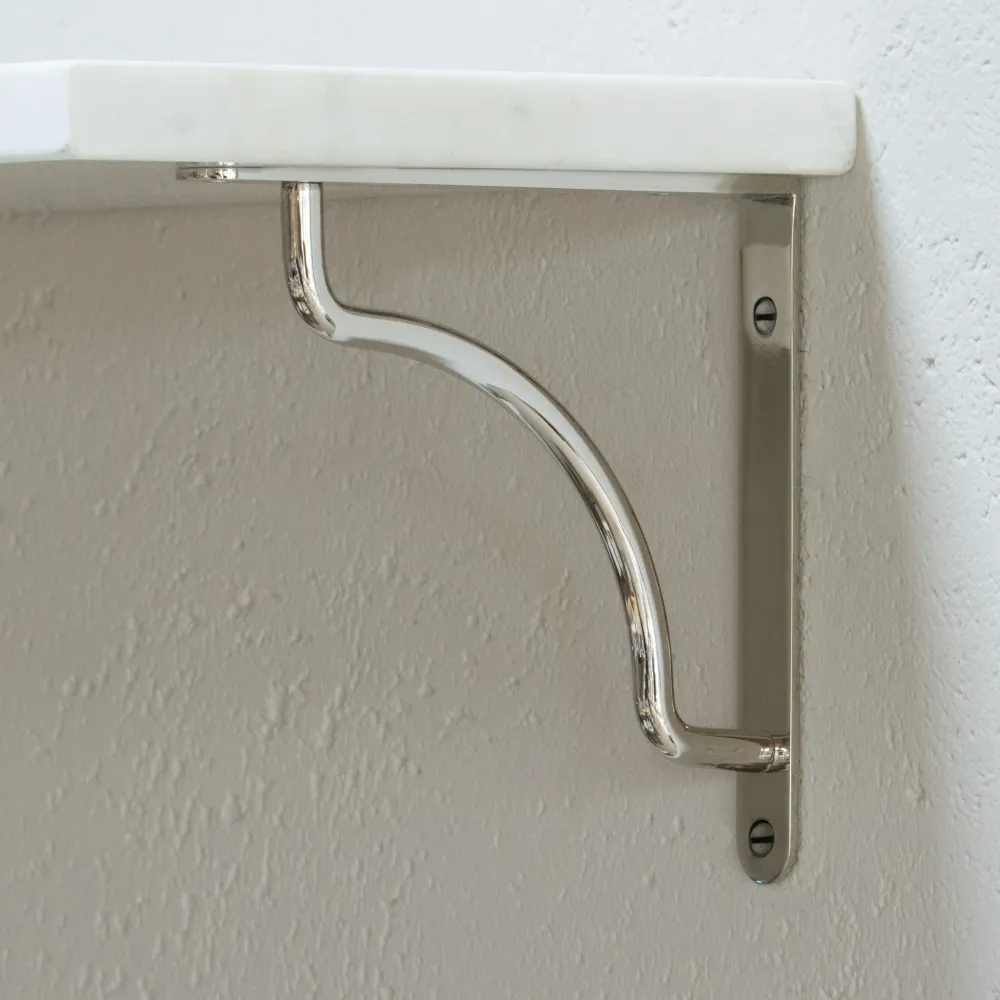 Kilburn Regalhalterung (150 mm) – Poliertes Nickel pour Enseignement