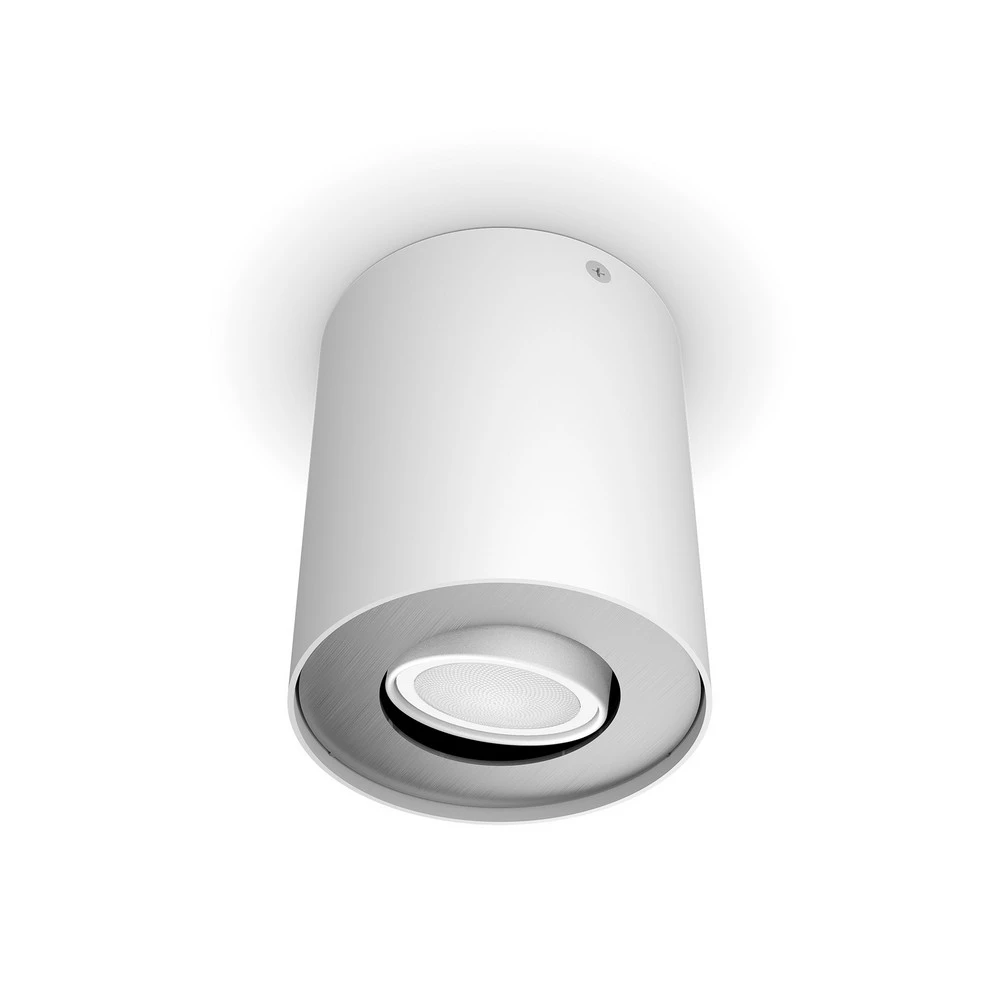 Bureau pour ordinateur Philips Hue Pillar Downlight LED, interrupteur à variateur, blanc