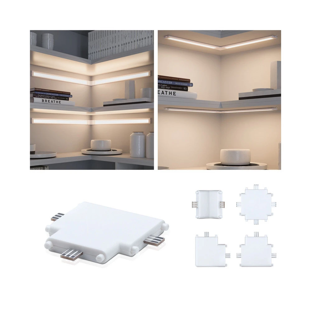 Paulmann Clever Connect connecteur T Border Couleur Noyer