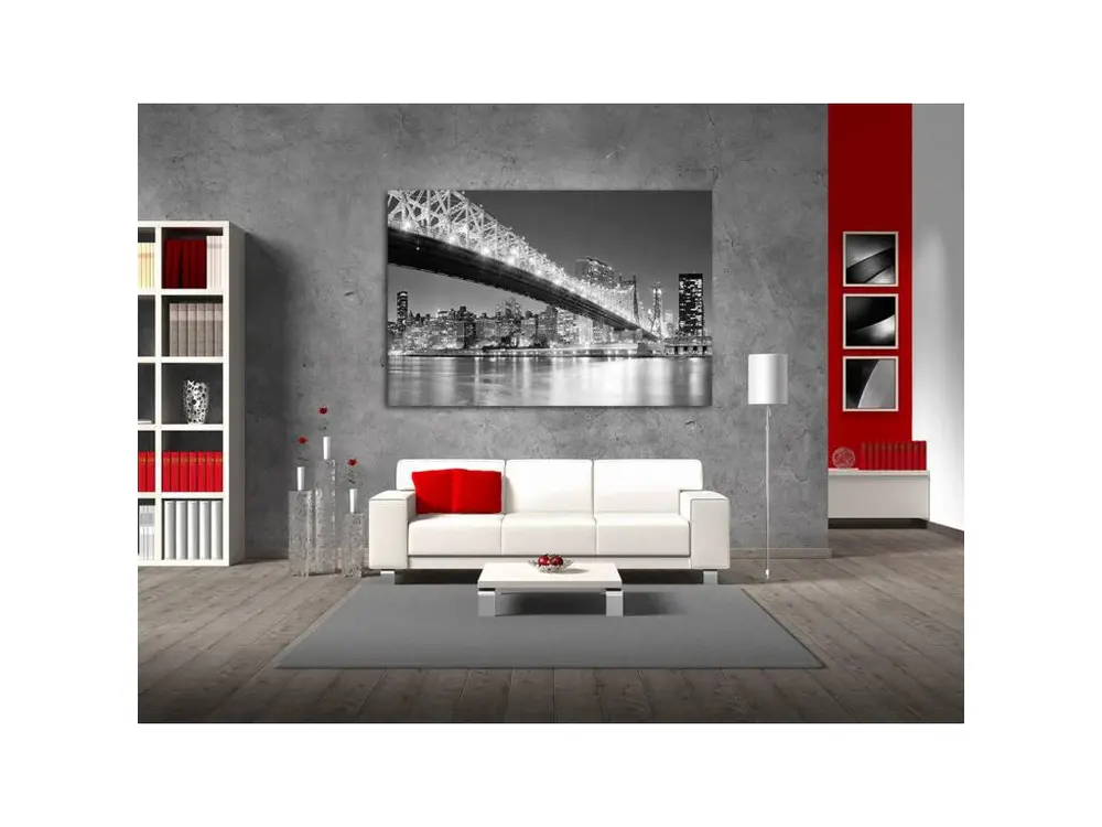 Tableau manhattan bridge's light - 120 x 80 cm