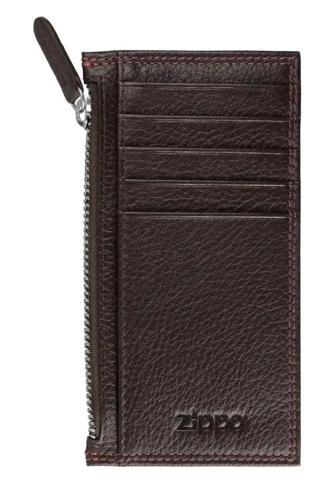 Élégant Design Ergonomique Porte-cartes avec pochette zippée