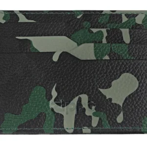 Organisateur de tiroir Porte-cartes de crédit motif camouflage vert