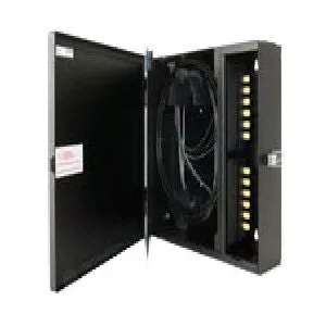 Fiber Optic Cabinet 12.00 x 13.00 . 24 Ports Noir jais OPTICAL CA WTC12/24B