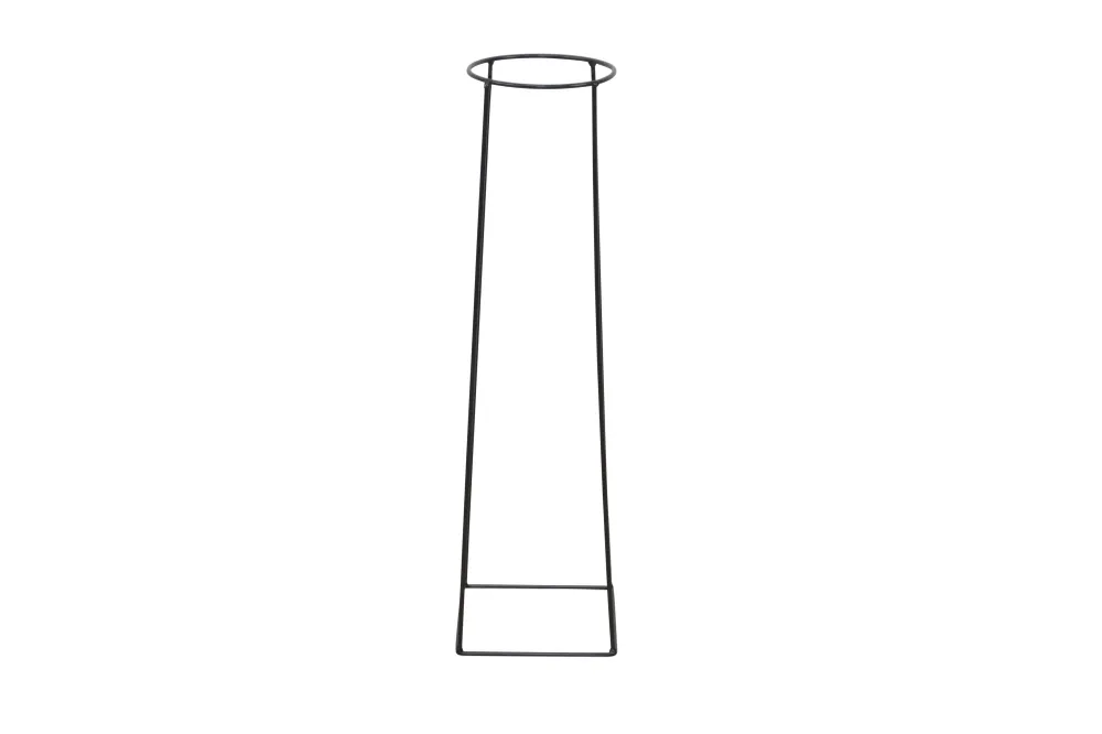 Porte-Pot Suspendu Actuel – Anneau en Fer Noir 20 x 20 x 72 cm DEC050071 pour Espace réduit