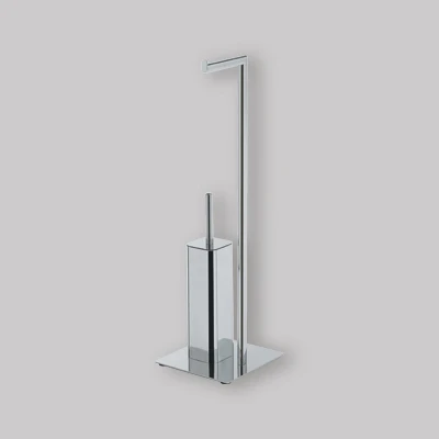 Porte-stylos magnétique Piantana Portarotolo E Portascopino Wc "Felix" Cromata